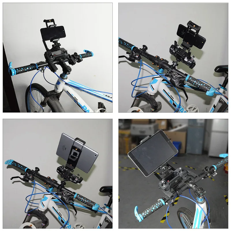 Remote Controller Bicycle Bracket Mount transmitter Signal Holder Phone Tablet Clip For DJI Mavic Pro Spark Drone 1 (16)