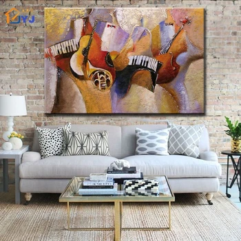 

Textured Hand painted Modern Abstract Oil Painting on Canvas Wall Art Gift for Living Room Home Decor No Frame by JYJ ART SL095