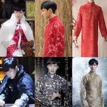 Чжан Исин, актёр, Мужская одежда, длинное платье, ТВ-игра, Лаосская джиу, мужской костюм, сценический костюм ханфу