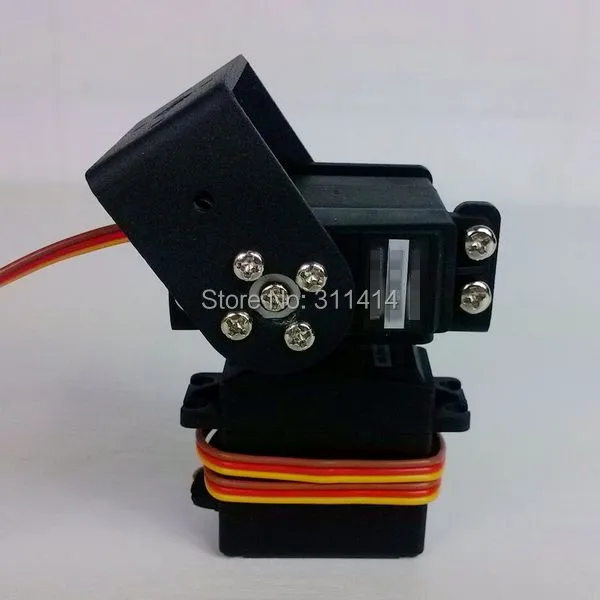 

New 2 DOF Short Pan And Tilt With 2 MG995 Servos Sensor Mount Kit For Arduino Robot Retail Dropshipping + Free Shipping