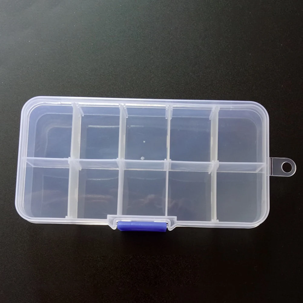 

Jewellery Organizer Earrings Mini Transparent Case Holder Storage Box Fashion Container Durable For Women Plastic Accessories