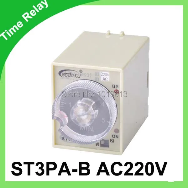 

ST3PF 220v delay timer relay with 8Pins Socket Base PF083A