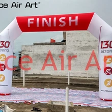 Подгонянная напольная финишная линия надувной старт линия Арка напечатана для гонки спорта события