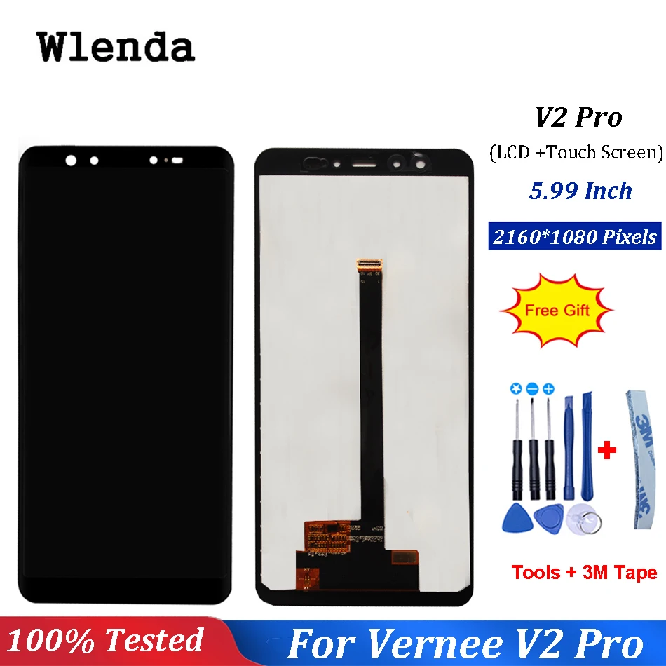 

For Vernee V2 Pro LCD Display+Touch Screen Digitizer Assembly For Vernee V2 Pro 100% Work well