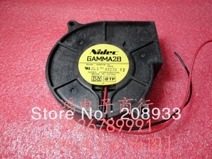 

For Original authentic NIDEC A35016-16 7530 12V 0.41A projector blower turbo fan+cooling fan