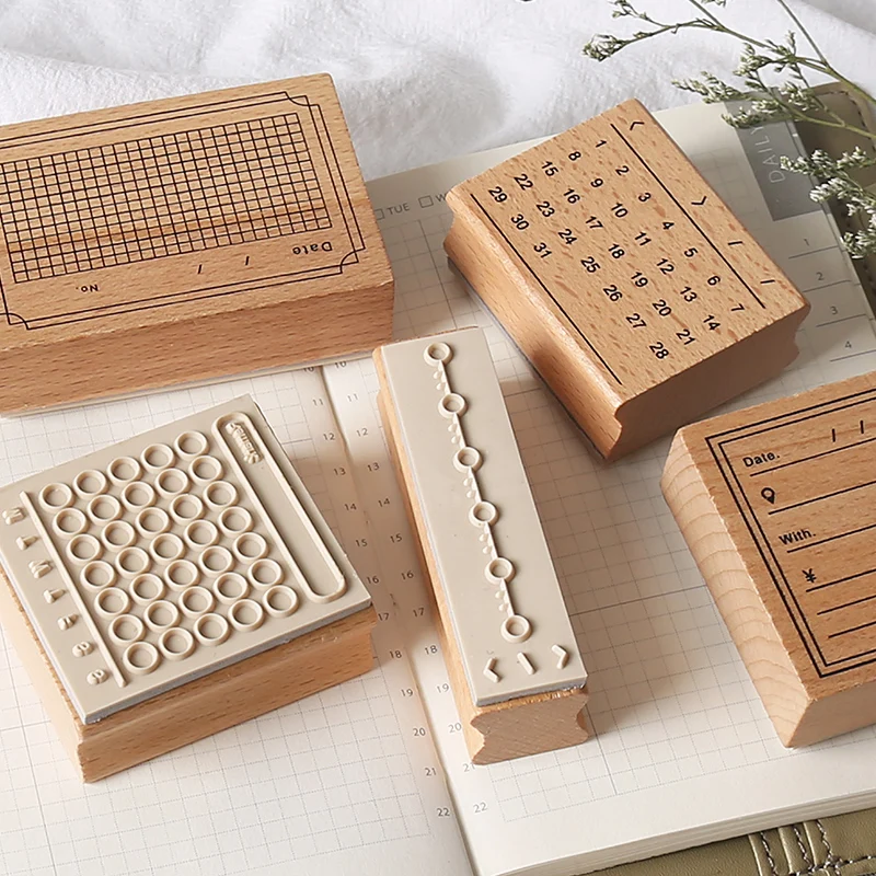 

1 pcs Functional series wooden rubber stamp Kids diy Handmade Scrapbook Photo Album, students Stamp Arts, Crafts gifts