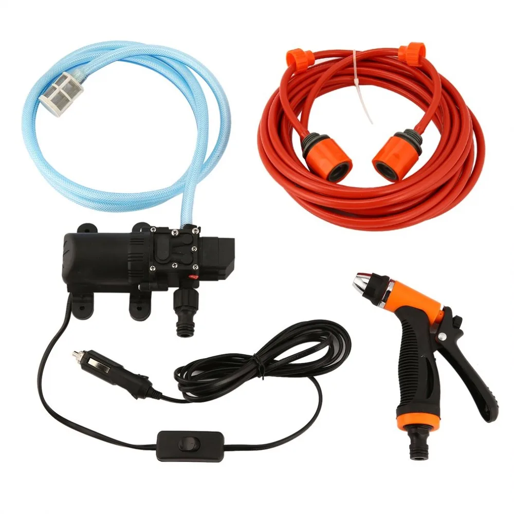 

6L/min 130PSI High Pressure Car Water Pump Car Cleaning Kit 70W 12V DIY Auto Washing Tools Set Water Saving Car Accessaries