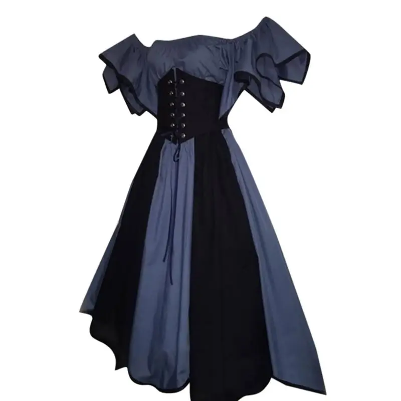 

Retro Dresses Women Elegant Party Pink Sweet Gothic Chic Plus Size Pleated Summer 2019 New Off Shoulder Female Vintage Dress