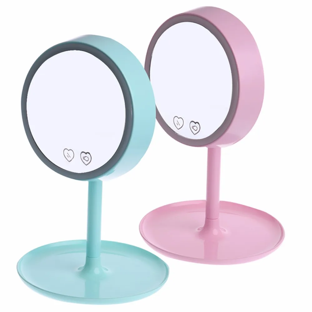 

3 In1 Multifunction Touch LED Colorful Makeup Cosmetic Mirror Lamps 2 Colors