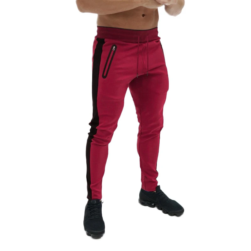 Мужские тренировочные брюки 2019 Евро размеры для похудения спортивные Сращивание шнурок сумка дизайн для мужчин's мотобрюки