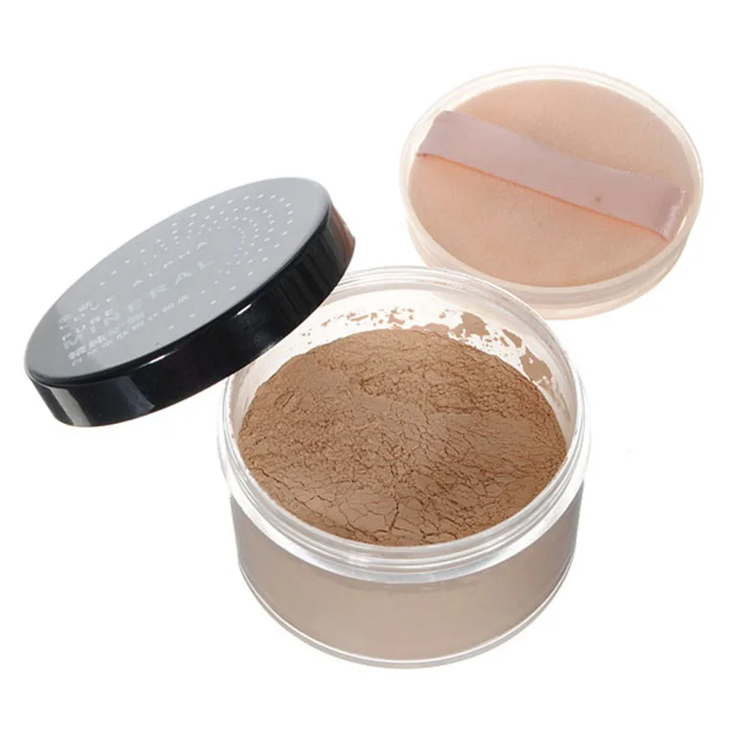 

Luckyfine Makeup Cosmetic Mineral Face Skin Loose Powder Foundation Beauty Gift