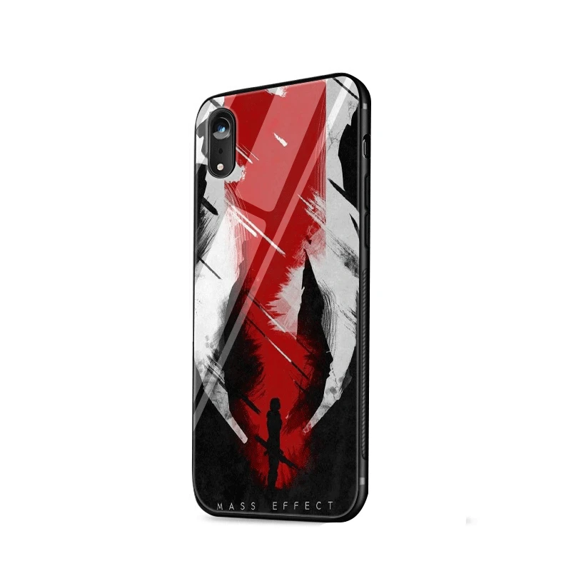 Чехол из закаленного стекла N7 для iPhone X XS XR Max 6 6s 7 8 Plus 5 5S SE|Чехлы-накладки| |
