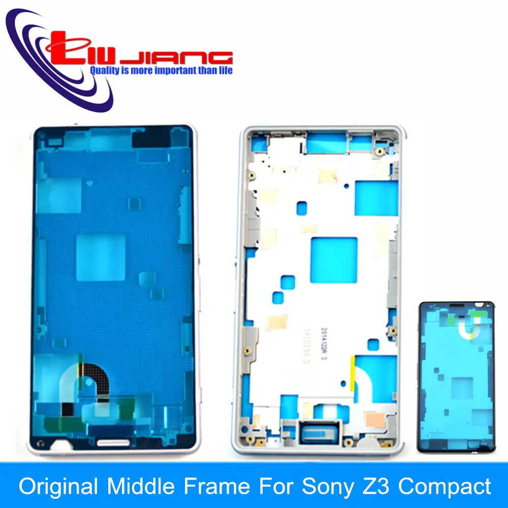 Original New For Sony Xperia Z3 Compact mini D5803 D5833 Middle Frame Bezel Housing Cover Case