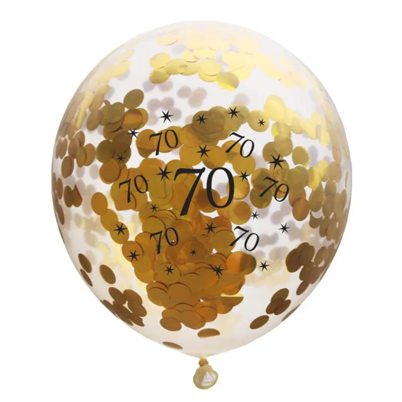 30, 40, 50, 60, 70, 80 лет, воздушные шары для дня рождения, украшения для дня рождения, для взрослых, для юбилея, шары S1YN - Цвет: Лиловый