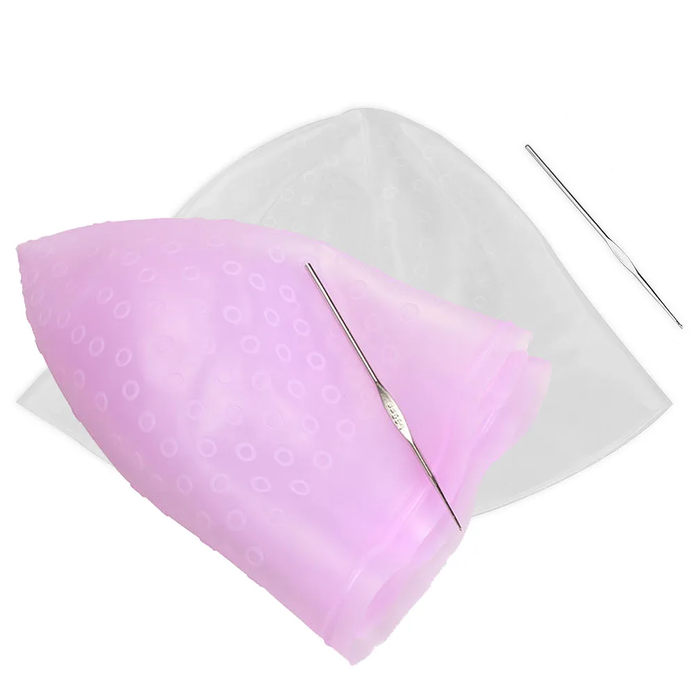 

Reusable Hair Color Caps Hair Coloring Hairdressing Highlighting Dye Cap Hook Frosting Hair Style Styling Tools