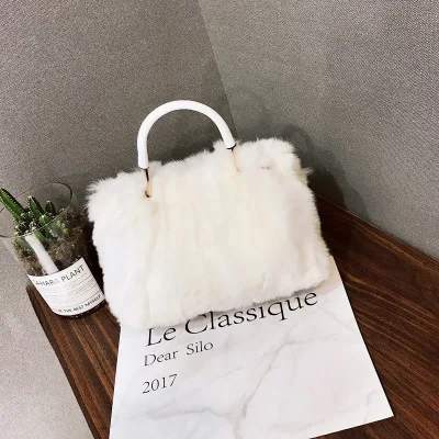 

Fashion New Design Vintage Fur Soft Leather Women Handbag Female Shoulder Bag Girls Messenger Bag Casual Women Bag 2018