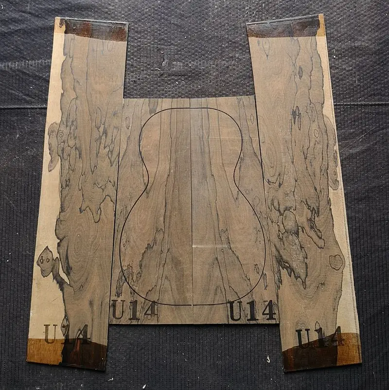 12 тычинки тряпка укулеле задняя сторона шпона материал для гитары материал изготовления аксессуары Шаньдун Hongyin - Цвет: 23 26 inch UK U14