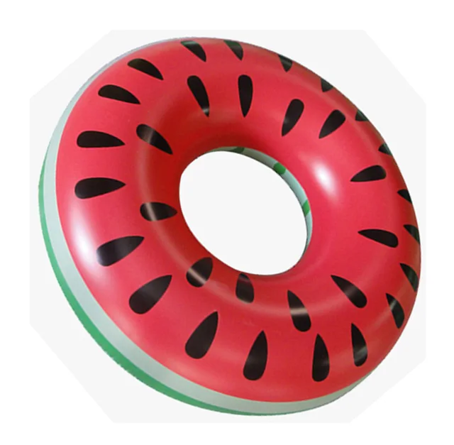 2018 New Beach or swimming pool swimming ring PVC inflatable watermelon