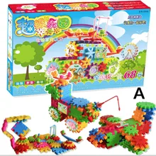 82 шт. электрические магические шестерни творческие строительные блоки 3D DIY Пластиковые забавные мозаики детские игрушки хобби детские развивающие игрушки