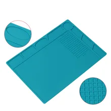 Термостойкие пайки коврик обслуживания платформы стол коврик силиконовый тепловые пушки BGA паяльная станция изоляции колодки Инструменты для ремонта