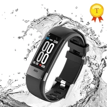 Горячая распродажа! IP67 водонепроницаемый смарт-браслет wistband мониторинга сердечного ритма спортивный браслет smartband для IOS телефонов Android
