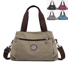 Модная повседневная сумка-тоут, одноцветные сумки, женские сумки-мессенджеры, женские холщовые сумки через плечо, Bolsos Mujer, сумки для мам