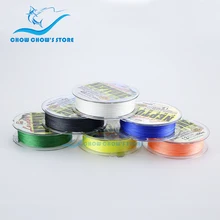 100 м многофиламентная ПЭ плетеная рыболовная леска плавающая многоцветная супер прочная 4 нити многофиламентная леска для рыбалки
