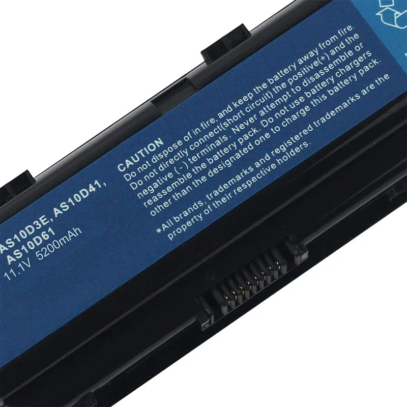7XINbox 5200mAh 11.1V Battery For Acer TravelMate 4370 4740G 5340 6495 AS10D3E AS10D75 AS10D41 AS10D73 AS10D71 AS10D51 AS10D31