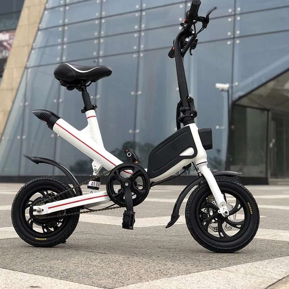 

POWER ASSIST SYSTEM foldable ELECTRIC BIKE scooter with middle suspension