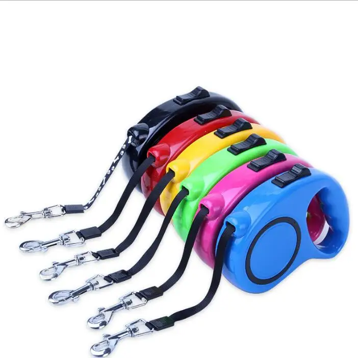 Automatic Adjustable Leash For Pets Dog Leash Extending Puppy Walking Leads Lock Training Strip