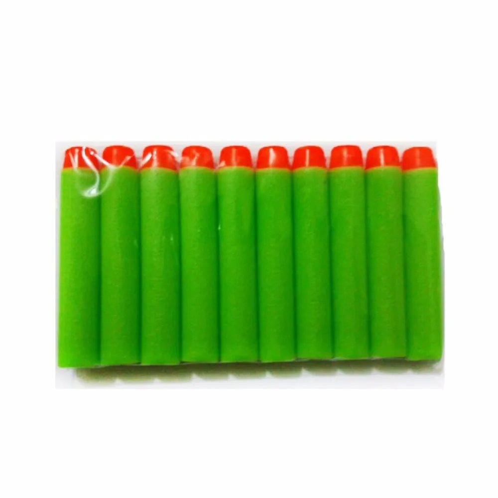 Мягкие пули Nerf 100/50 шт пустотелая головка 7 2 см пополняемая игрушка дартс для