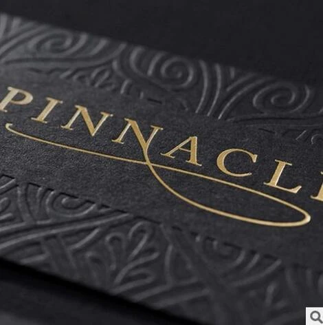 Professional Paper Card Custom Fancy 500gsm Business Cards With Gold Foil Letterpress Printing Paper Business Card Business Card Customcard Custom Aliexpress