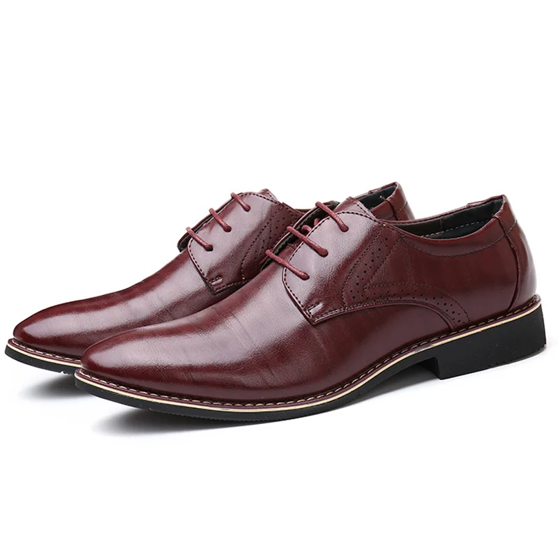 men shoes oxford leather formal office classic dress footwear shoes wedding shoes business for men zapatos hombre vestir 189