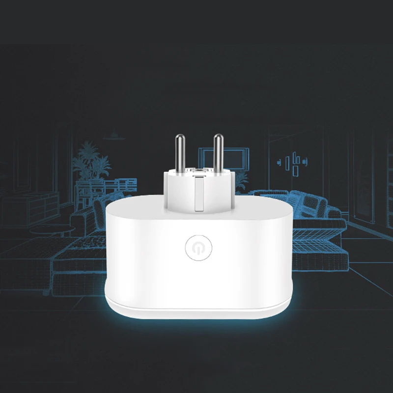 Wi-Fi умная розетка 110-240 V 10A удаленного Управление умный выбор времени штепсельная вилка стандарта ЕС работать для Amazon Alexa/Google помощник ЕС Plug