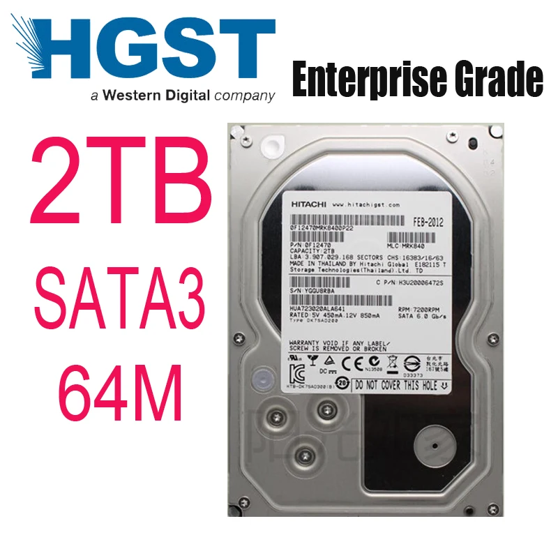 Enterprise Grade 2TB Hard Drive Disk PC HDD HGST Ultrastar 7K3000 2000GB 64MB 7200RPM 3.5" SATA 6.0Gb/s for DVR CCTV _ - AliExpress Mobile