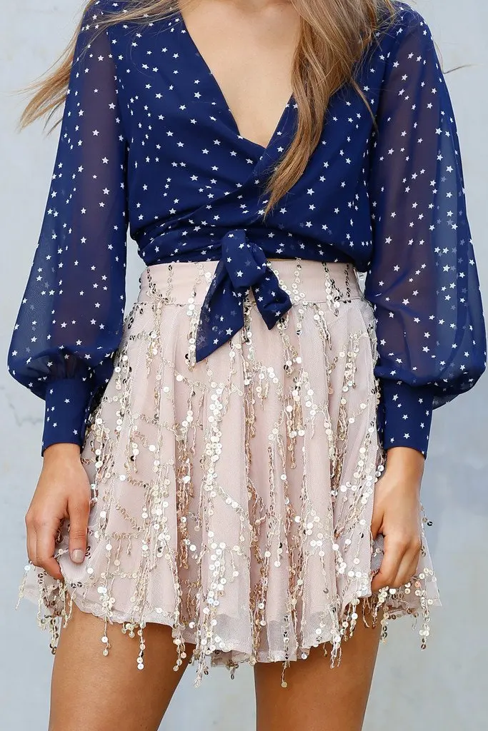 

High Waist Sexy Party gold/black Tassel Sequins Short Skirt Skirts 2019 New Fashion Women Ladies Casual Zipper Skirts Plus Size