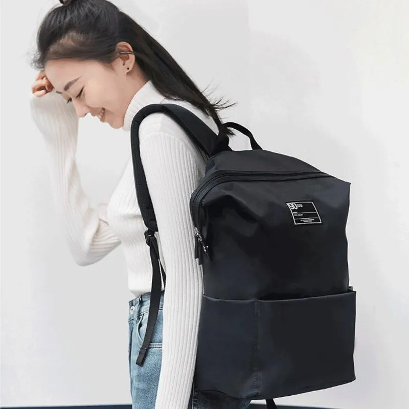 Водонепроницаемый Xiaomi mi бизнес-рюкзаки 15л Студенческая сумка для ноутбука мужские женские сумки 13,3 дюймов mi Laptop air 13,3 notebook 13