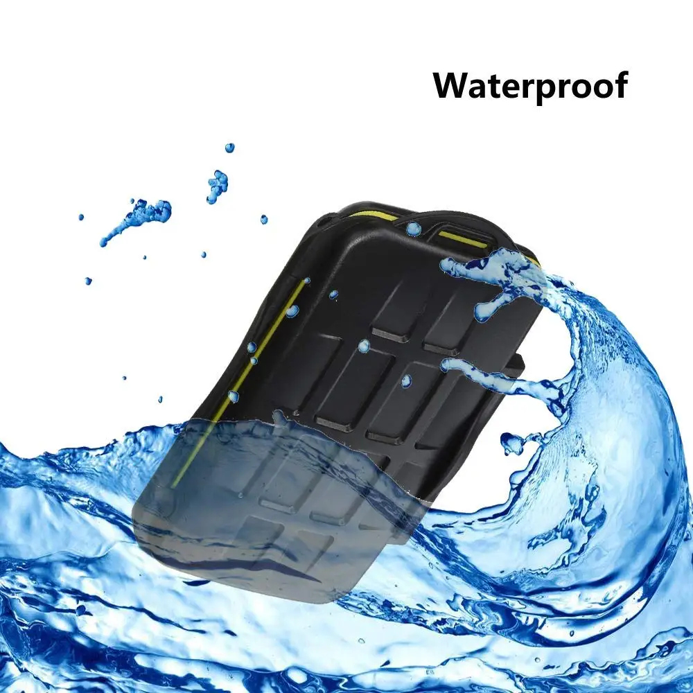 CF Card Holder 6 Slots Water Shock Resistant Protector Compact Flash Card Holder for CF Cards 5