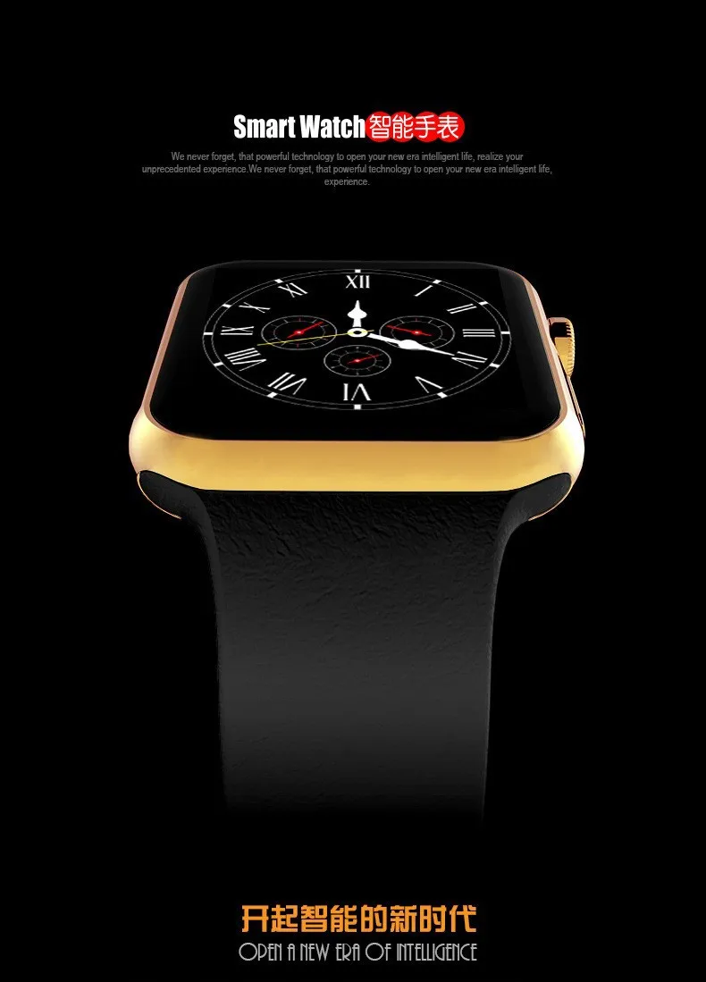 A9 bluetooth font b smartwatch b font android for Samsung and IOS Apple Iphone watch smartphone