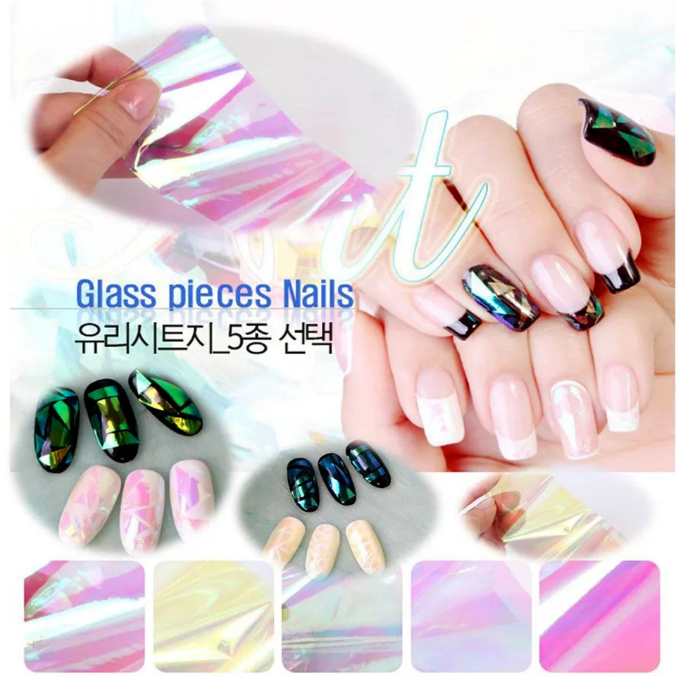 5*20cm DIY Nail Foils Transfer Stickers Decals Papel Foil for Nail