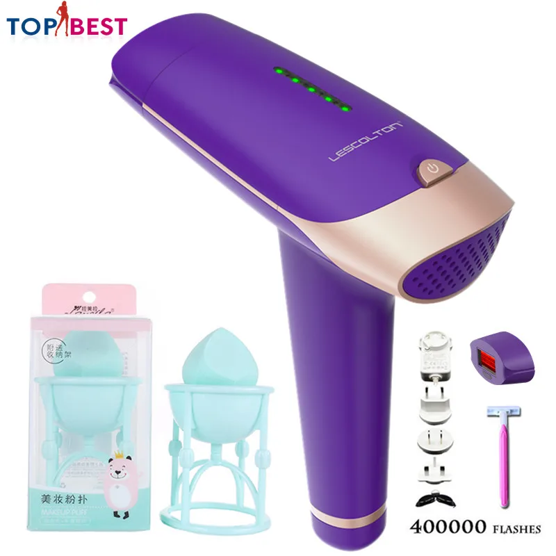 

Professional Permanent IPL Electric Depilador with 400000 Flashes Hair Removal Acne Clearance Skin Rejuvenation