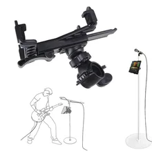 Nuevo Ajuste de la Música Mic Micrófono Tablet Soporte Del Sostenedor Del Montaje Para 7 a 11 pulgadas de la tableta de ipad air 5 4 3 2 samsung tab gdeals