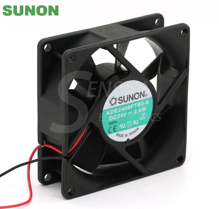 SUNON KDE2408PTB3-6 80 мм 8 см DC 24 V 2,4 W 80x80x25mm осевой инвертор сервера охлаждающими вентиляторами