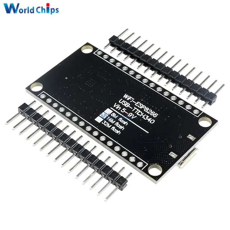 Беспроводной модуль NodeMcu v3 v2 ESP32 D1 Мини wifi макетная плата ESP8266 с антенной pcb и usb-портом ESP-12E CH340 CP2102