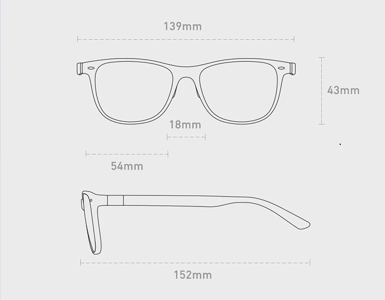  Xiaomi ROIDMI B1 3 Colores 2 Par de Oído-madre Protectora Desmontable Anti-Los Rayos Azules gafas de Ojo Protector de Buena Vista (3)