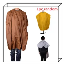 Горячая 1 шт. Парикмахерская водонепроницаемая ткань фартук хорошее качество резка салон парикмахерское платье накидка случайный цвет
