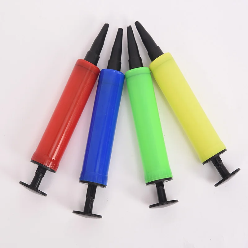

1 PCS Balloon pump Mini Plastic Hand Held Ball Party Balloon Inflator Air Pump Portable Useful Balloon Decoration Tools