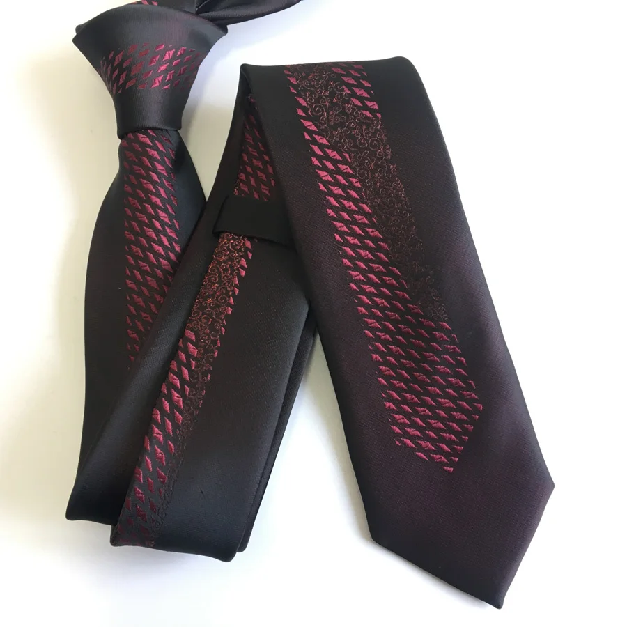 Высококачественный роскошный панельный галстук, модный мужской обтягивающий галстук, полуоднотонный с полувертикальными галстуки в полоску