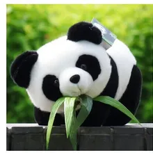 Плюшевая 25 см Лежащая ничком панда плюшевая игрушка для еды бамбуковая Панда Мягкая кукла детский подарок w2355
