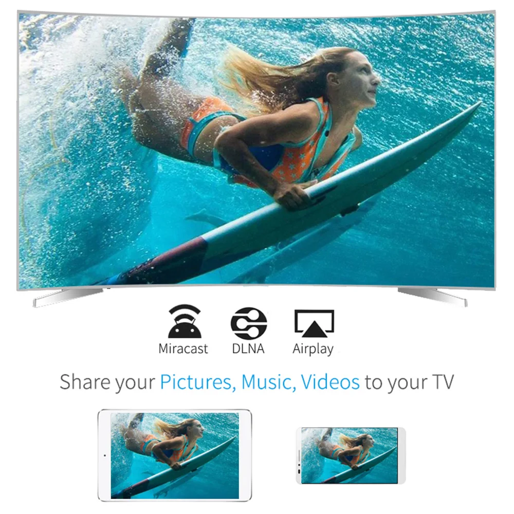 AnyCast M100 2,4G WiFi ключ 4 K дисплей приемник для ТВ-тюнера Airplay DLNA зеркало для Android tv к HDTV проектору Plug and Play